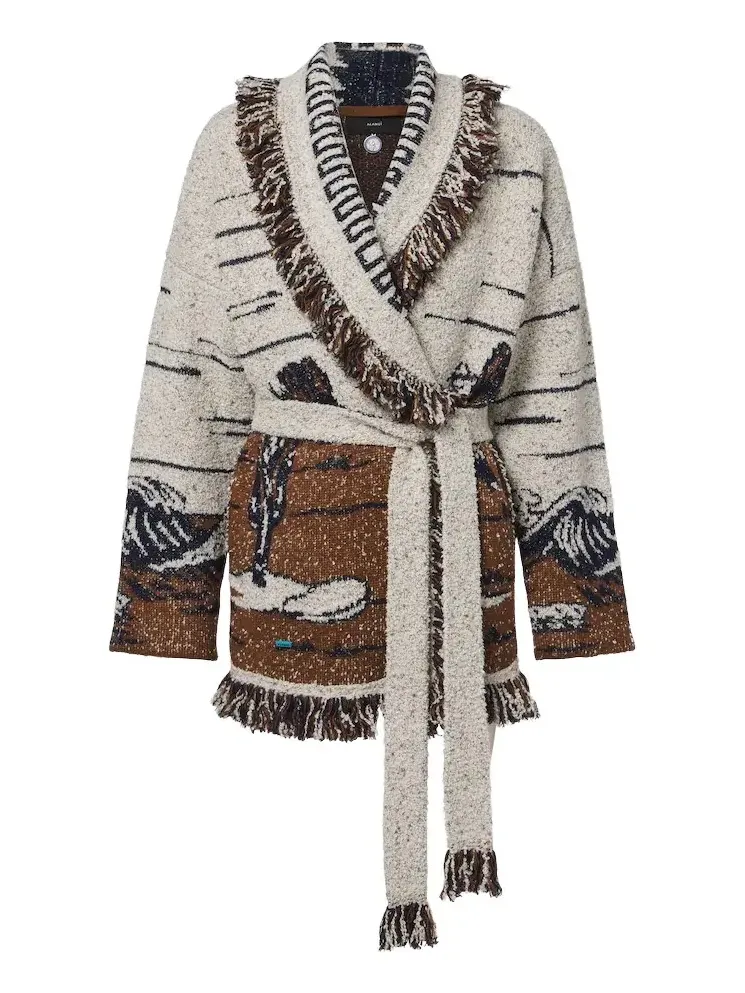 Riding The Waves cotton and wool blend cardigan Riding The Waves cotton and wool blend cardigan