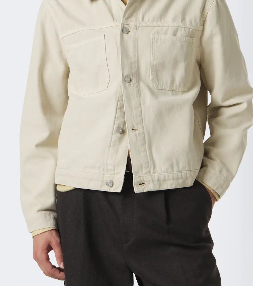 Frame Suede-trimmed cotton field jacket | Thumbnail 7