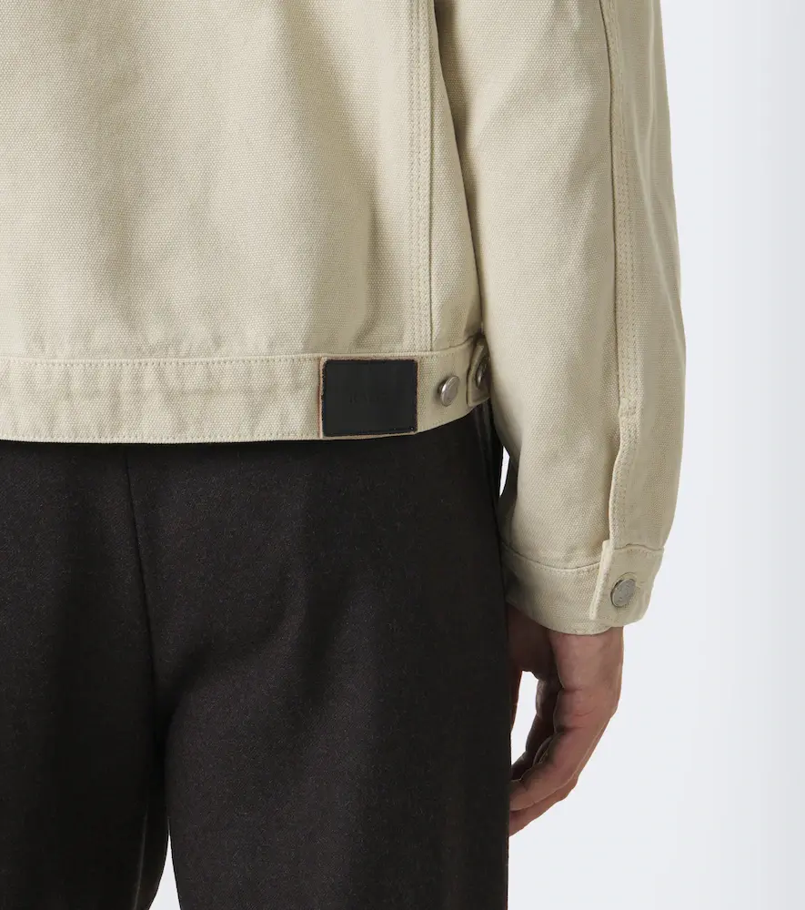 Frame Suede-trimmed cotton field jacket | Thumbnail 8