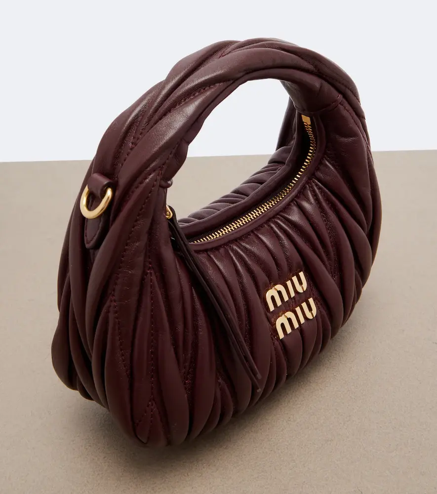 Miu Miu Wander Mini matelassé leather top-handle bag | Thumbnail 2 Miu Miu Wander Mini matelassé leather top-handle bag | Thumbnail 2