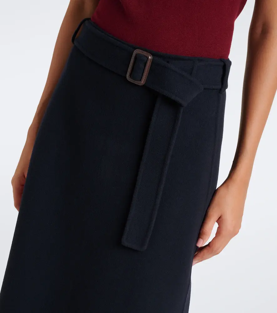 'S Max Mara 'S Max Mara Belted virgin wool midi skirt | Thumbnail 2 'S Max Mara 'S Max Mara Belted virgin wool midi skirt | Thumbnail 2