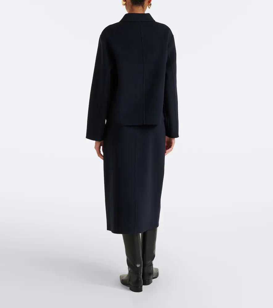 'S Max Mara 'S Max Mara Belted virgin wool midi skirt | Thumbnail 5 'S Max Mara 'S Max Mara Belted virgin wool midi skirt | Thumbnail 5