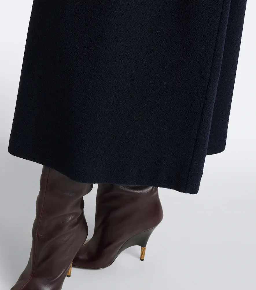 'S Max Mara 'S Max Mara Wool and cotton-blend midi dress | Thumbnail 5