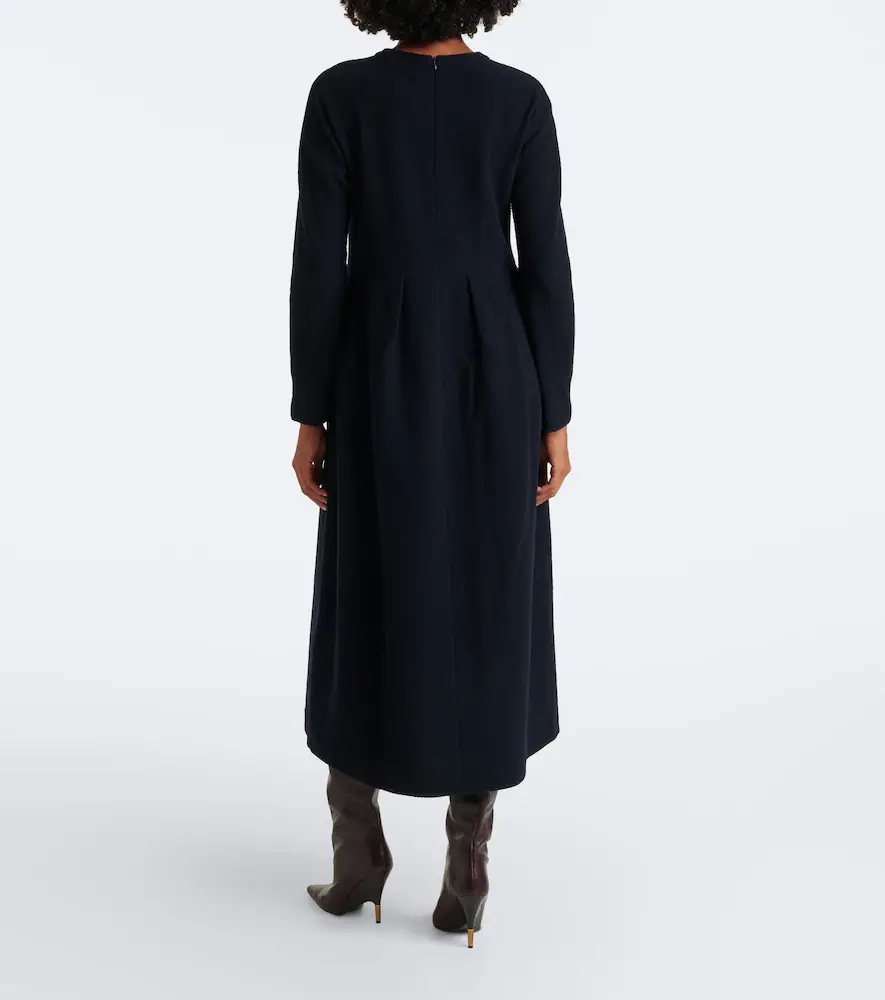 'S Max Mara 'S Max Mara Wool and cotton-blend midi dress | Thumbnail 6