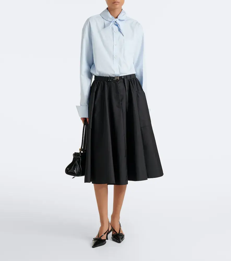 Prada Bow-detail leather slingback pumps | Thumbnail 5