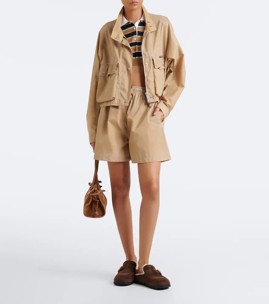 Prada Shearling-lined suede mules | Thumbnail 5