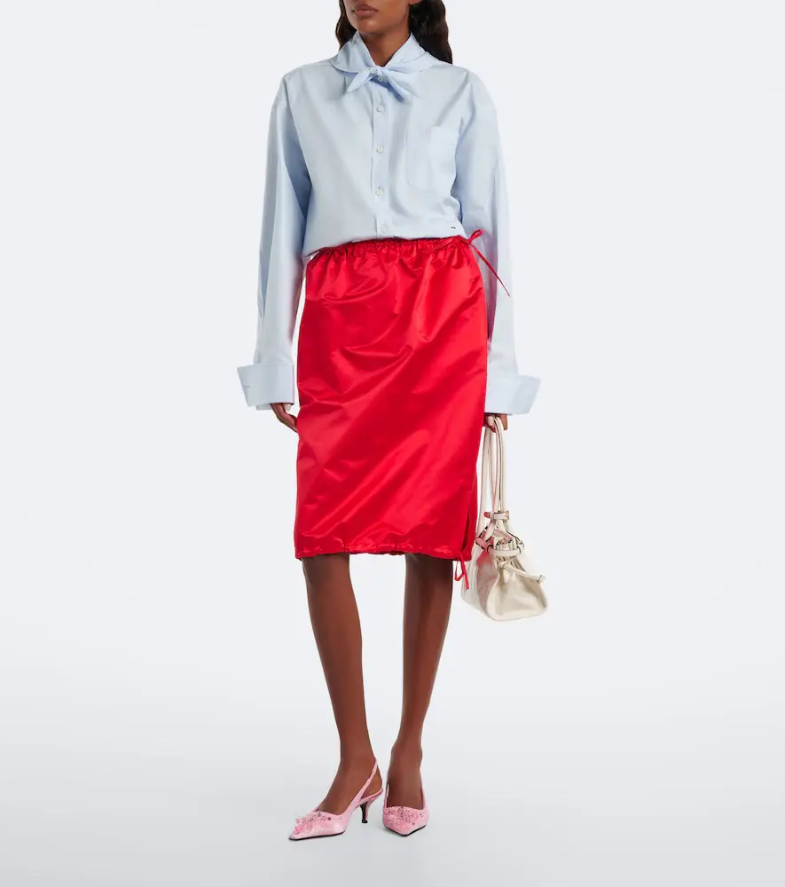 Prada Embellished satin slingback pumps | Thumbnail 5 Prada Embellished satin slingback pumps | Thumbnail 5