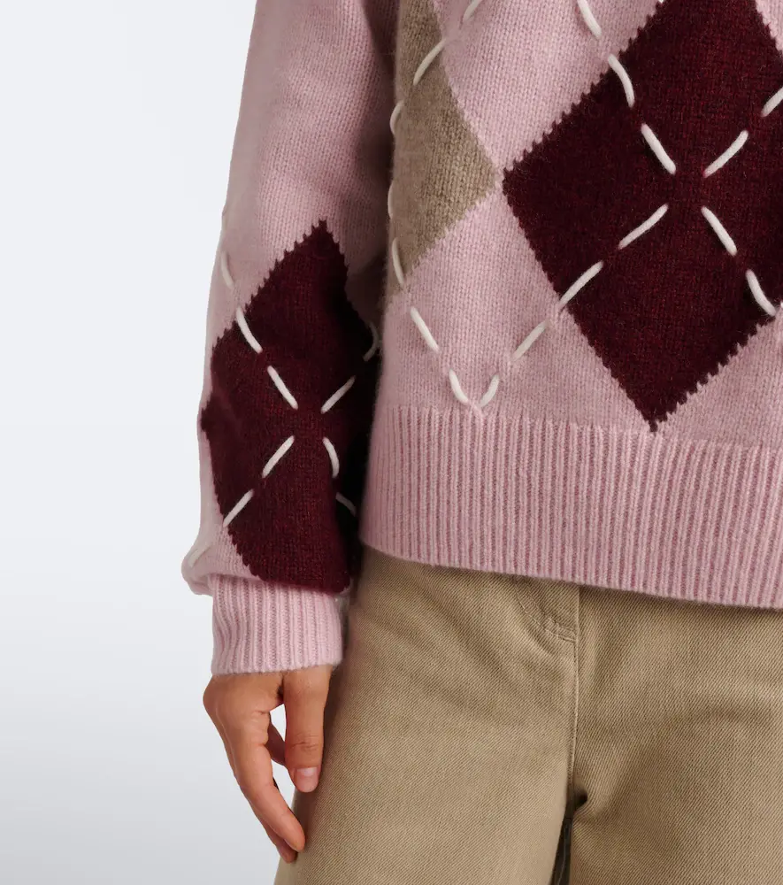 Arch4 Sloane argyle cashmere sweater | Thumbnail 6 Arch4 Sloane argyle cashmere sweater | Thumbnail 6