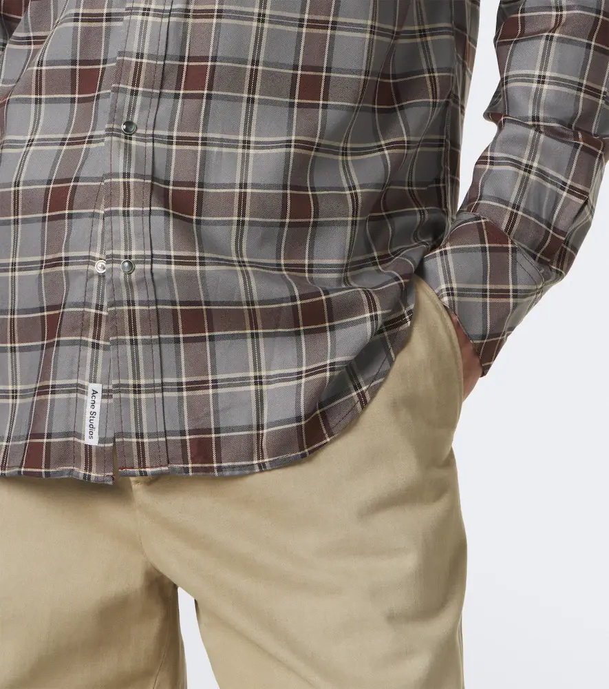Acne Studios Checked flannel shirt | Thumbnail 3 Acne Studios Checked flannel shirt | Thumbnail 3