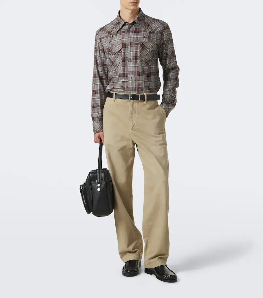 Acne Studios Checked flannel shirt | Thumbnail 4 Acne Studios Checked flannel shirt | Thumbnail 4