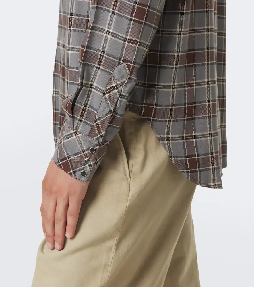 Acne Studios Checked flannel shirt | Thumbnail 5 Acne Studios Checked flannel shirt | Thumbnail 5