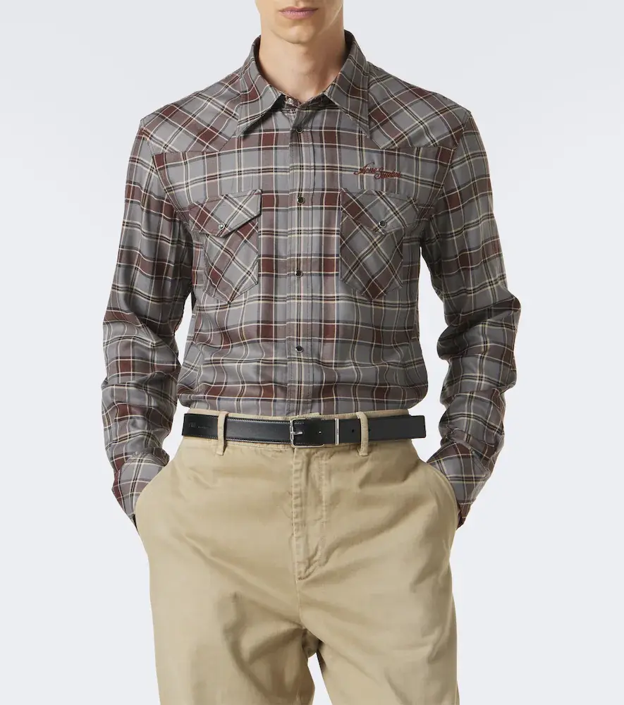 Acne Studios Checked flannel shirt | Thumbnail 7 Acne Studios Checked flannel shirt | Thumbnail 7