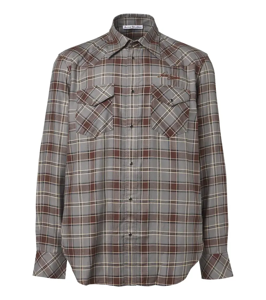 Acne Studios Surrow checked flannel shirt | Image 1 Acne Studios Surrow checked flannel shirt | Image 1