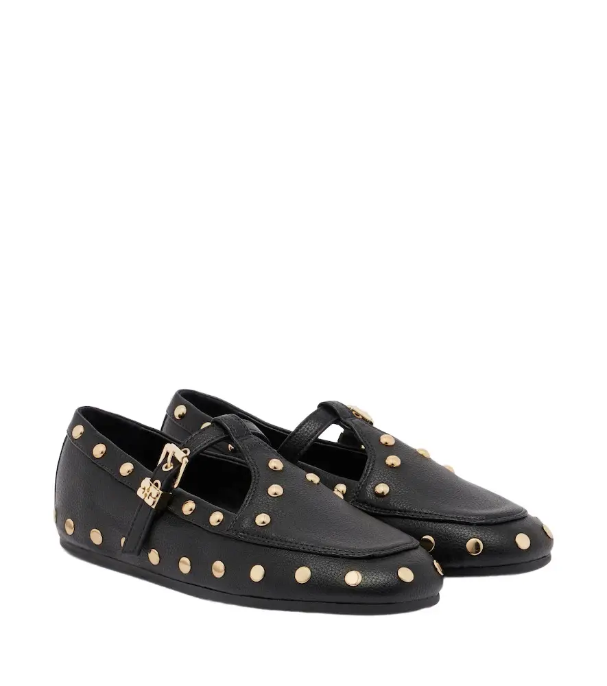 Ganni Mary Jenny studded flats | Image 1 Ganni Mary Jenny studded flats | Image 1