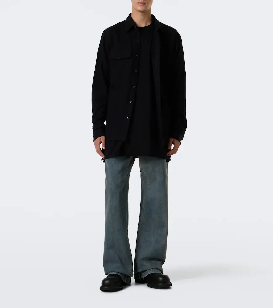 Rick Owens DRKSHDW Geth wide-leg jeans | Thumbnail 3 Rick Owens DRKSHDW Geth wide-leg jeans | Thumbnail 3
