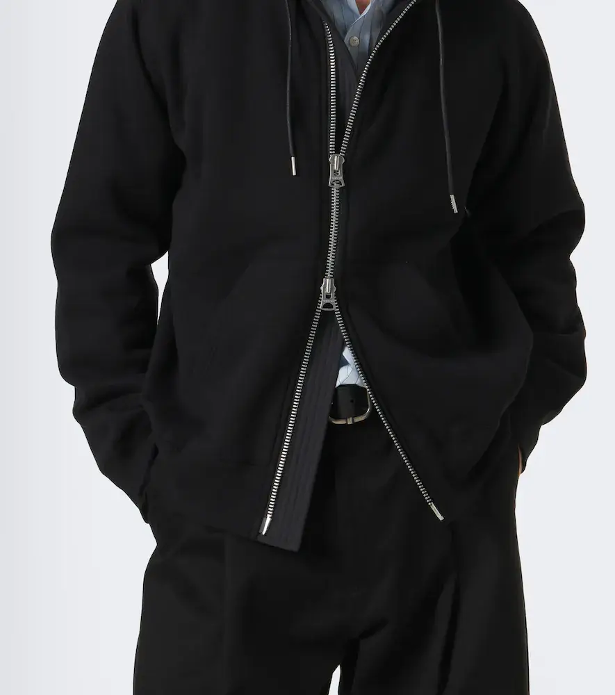 Sacai Cotton jersey hoodie | Thumbnail 6 Sacai Cotton jersey hoodie | Thumbnail 6