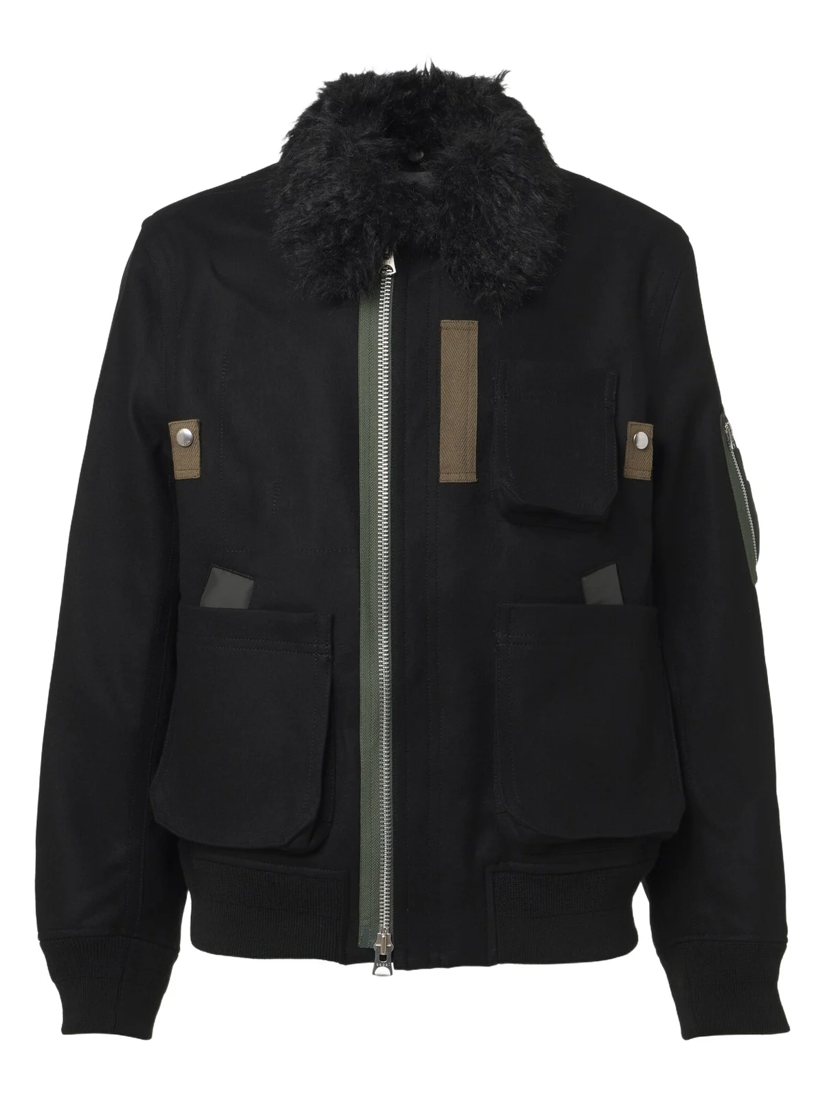 Wool blouson jacket Wool blouson jacket