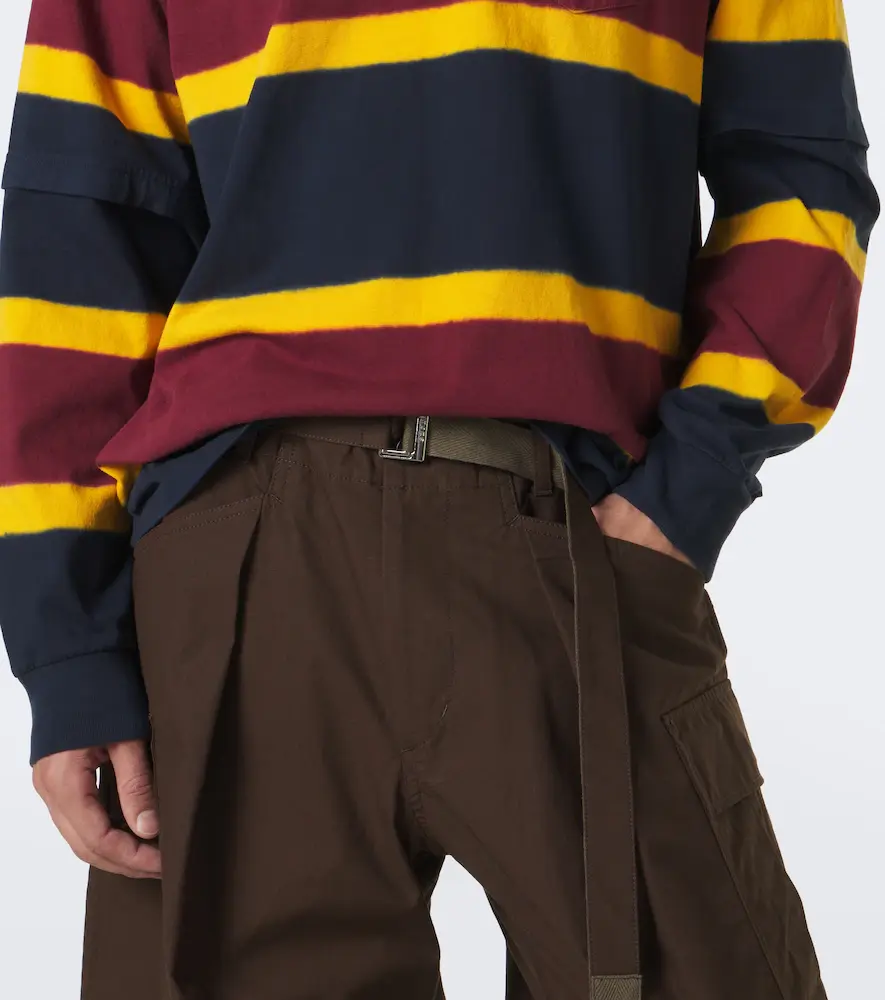 Sacai Striped cotton jersey sweatshirt | Thumbnail 6 Sacai Striped cotton jersey sweatshirt | Thumbnail 6