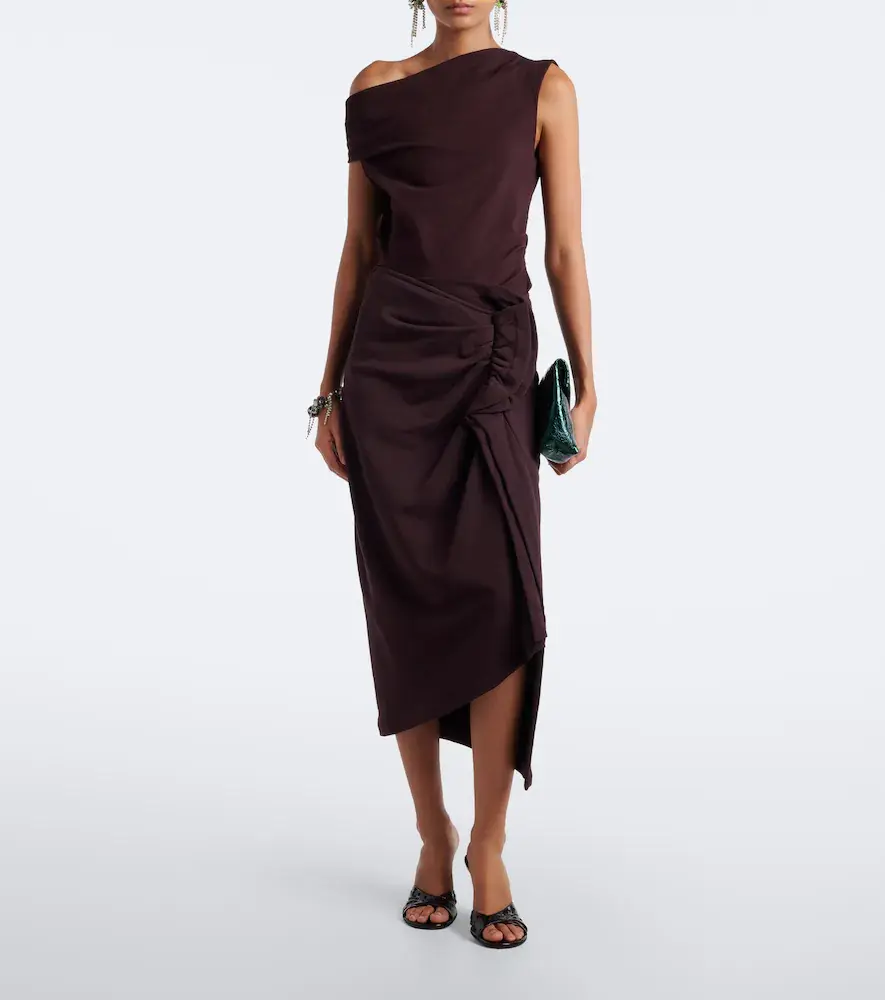 Dries Van Noten Asymmetric cotton jersey top | Thumbnail 3 Dries Van Noten Asymmetric cotton jersey top | Thumbnail 3