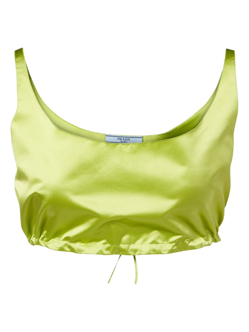 Prada Silk duchesse crop top