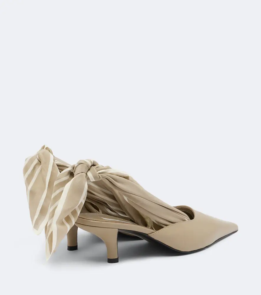 TOTEME Scarf leather slingback pumps | Thumbnail 2 TOTEME Scarf leather slingback pumps | Thumbnail 2