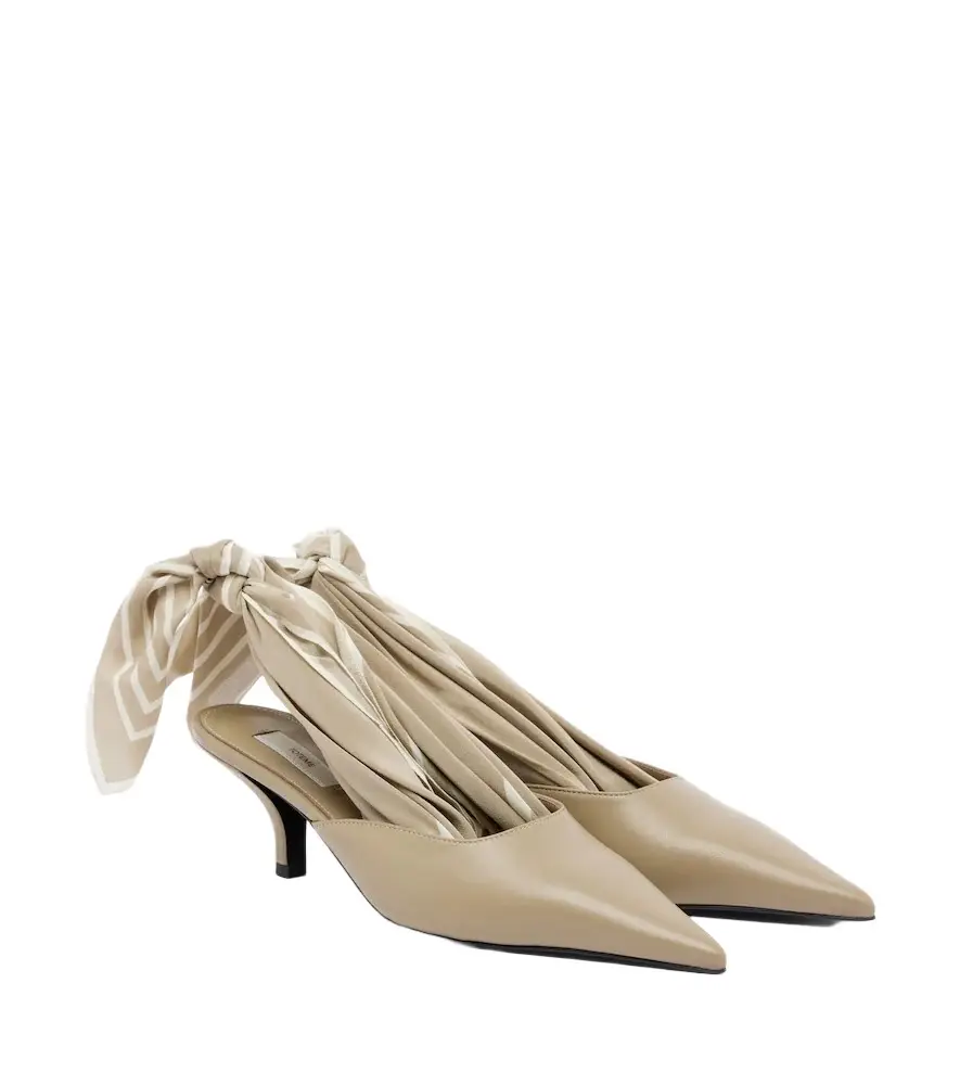 Toteme Scarf leather slingback pumps | Image 1 Toteme Scarf leather slingback pumps | Image 1