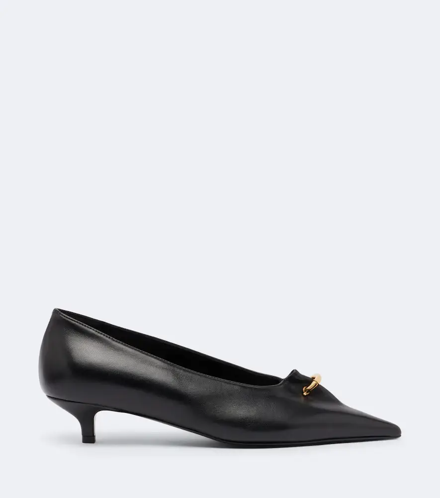 TOTEME Pierced embellished leather pumps | Thumbnail 3 TOTEME Pierced embellished leather pumps | Thumbnail 3