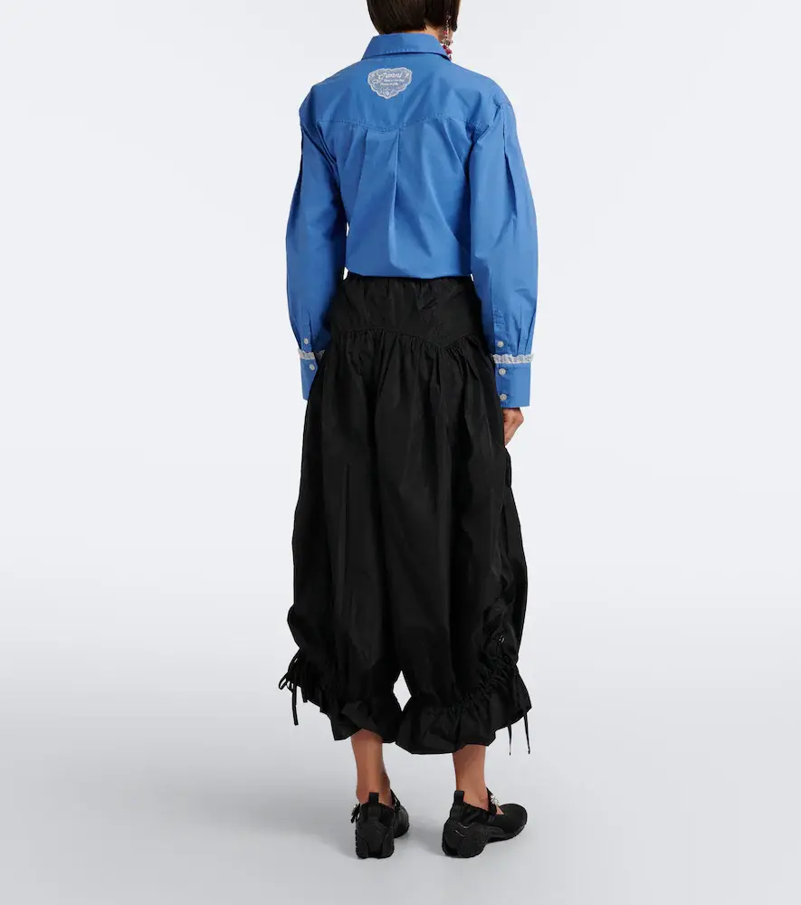 Ganni Ruffled balloon pants | Thumbnail 2 Ganni Ruffled balloon pants | Thumbnail 2
