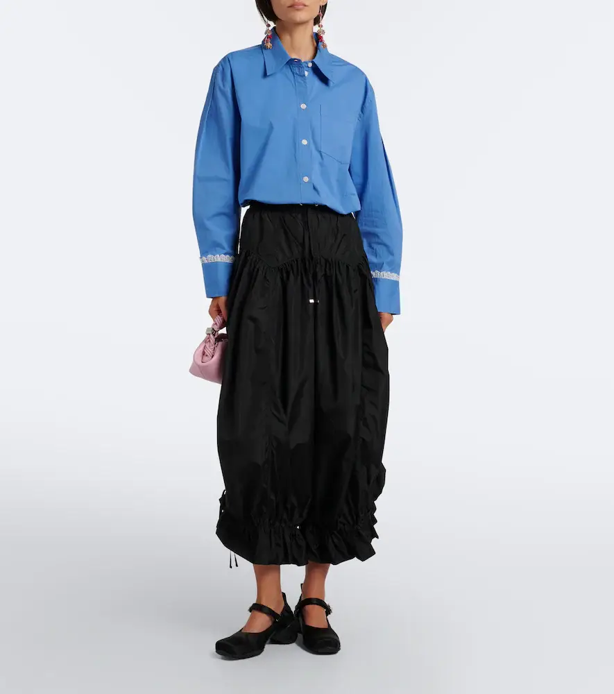 Ganni Ruffled balloon pants | Thumbnail 3 Ganni Ruffled balloon pants | Thumbnail 3