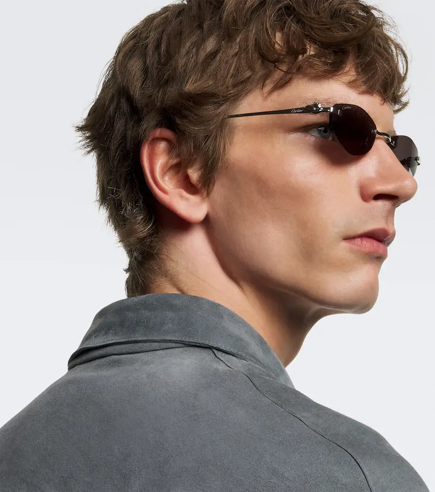 Cartier Eyewear Collection Panthère de Cartier oval sunglasses | Thumbnail 3 Cartier Eyewear Collection Panthère de Cartier oval sunglasses | Thumbnail 3