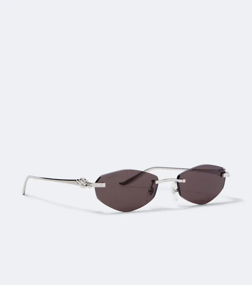 Cartier Eyewear Collection Panthère de Cartier oval sunglasses | Thumbnail 4 Cartier Eyewear Collection Panthère de Cartier oval sunglasses | Thumbnail 4