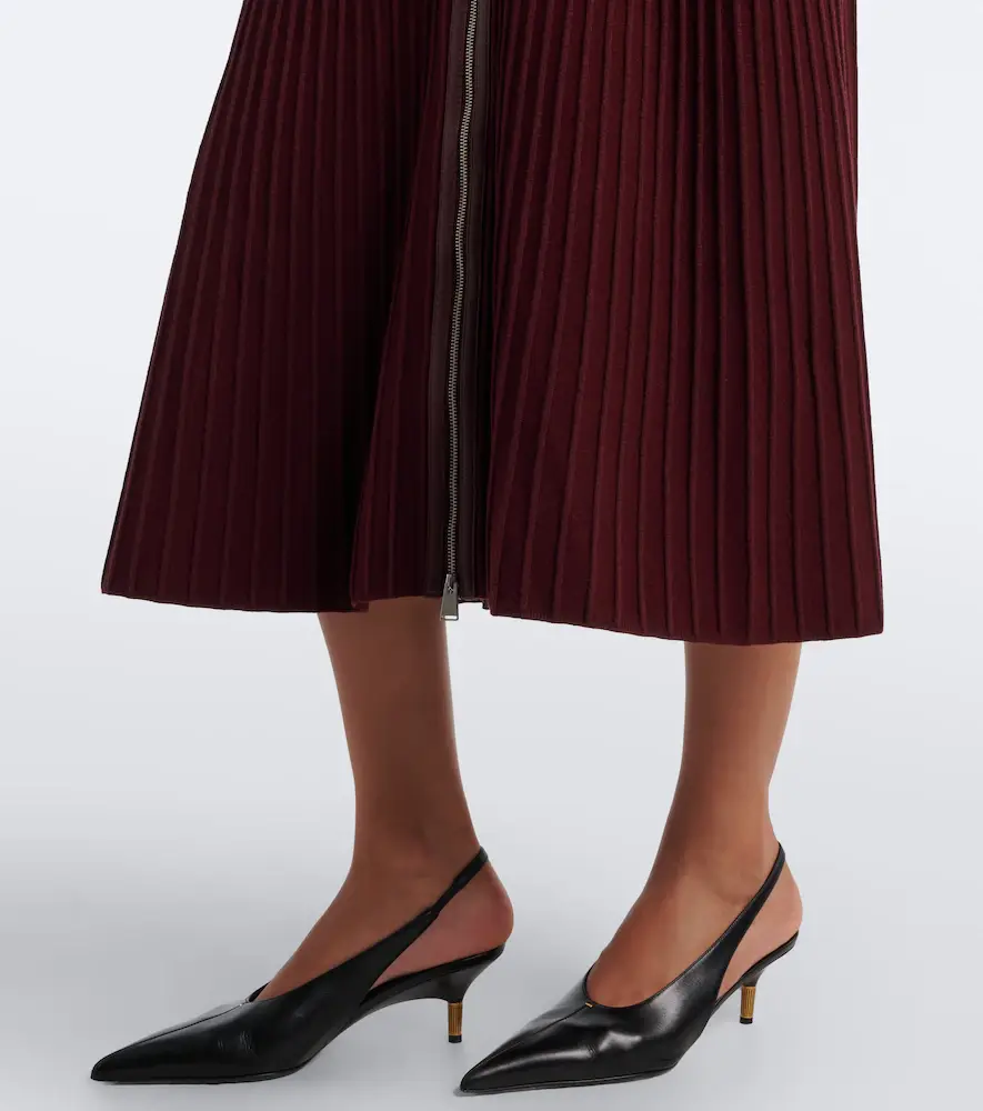 Simkhai Ismelle belted ribbed-knit shirt dress | Thumbnail 2