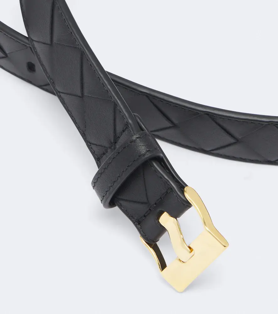 Bottega Veneta Intrecciato leather belt | Thumbnail 2 Bottega Veneta Intrecciato leather belt | Thumbnail 2