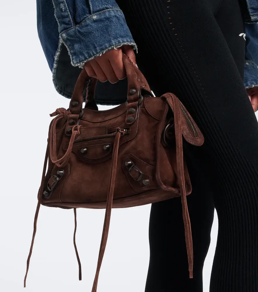 Balenciaga Le City Mini suede top-handle bag | Thumbnail 7 Balenciaga Le City Mini suede top-handle bag | Thumbnail 7