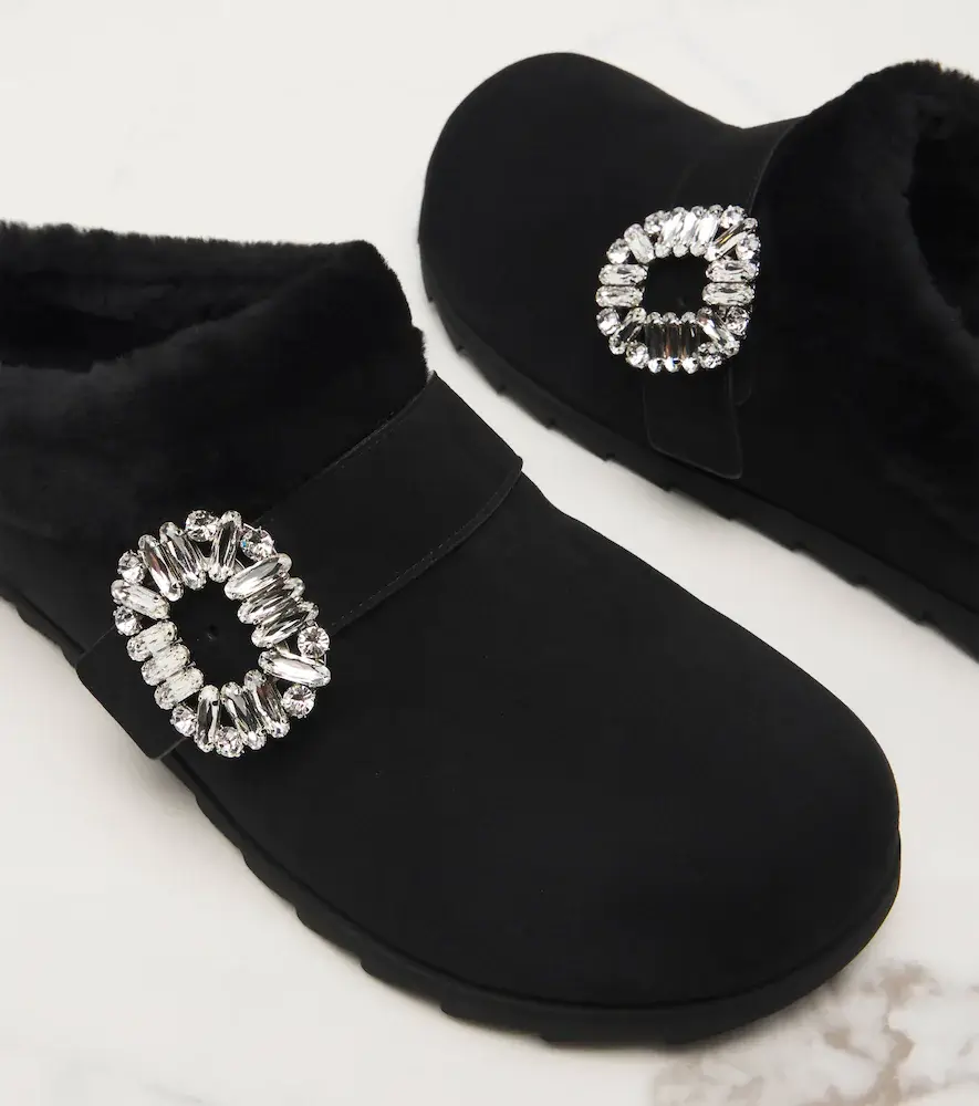 Roger Vivier Slidy Viv' suede mules | Thumbnail 2 Roger Vivier Slidy Viv' suede mules | Thumbnail 2