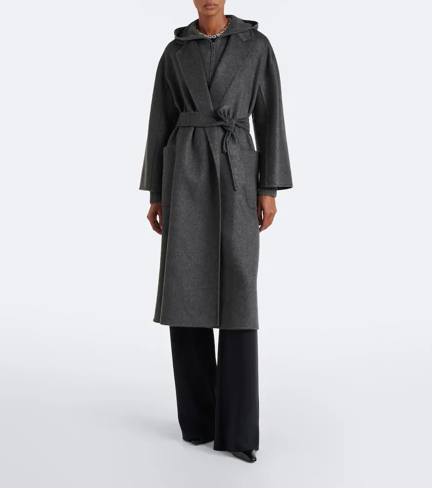Max Mara Cashmere wrap coat | Thumbnail 4 Max Mara Cashmere wrap coat | Thumbnail 4