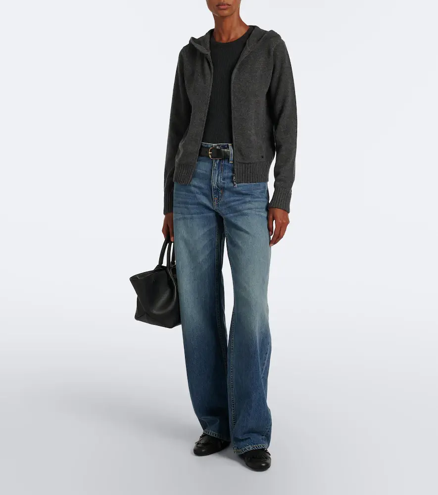 Max Mara Cashmere zip-up hoodie | Thumbnail 3 Max Mara Cashmere zip-up hoodie | Thumbnail 3