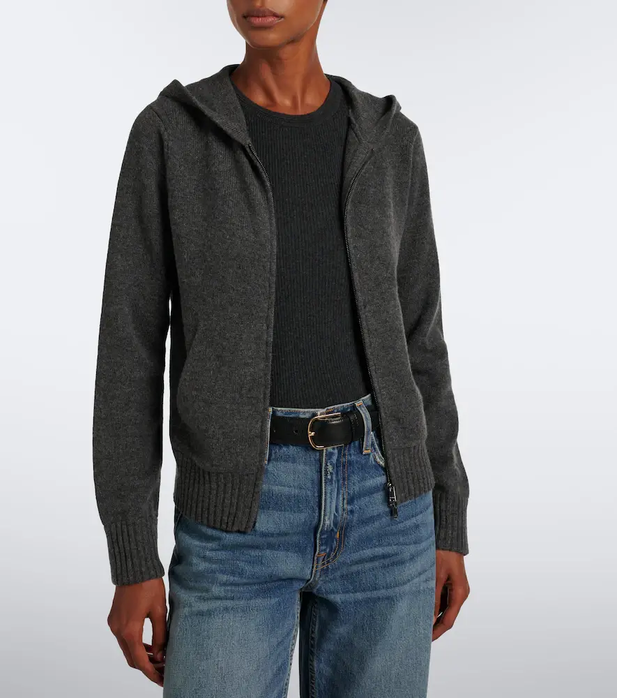 Max Mara Cashmere zip-up hoodie | Thumbnail 5 Max Mara Cashmere zip-up hoodie | Thumbnail 5
