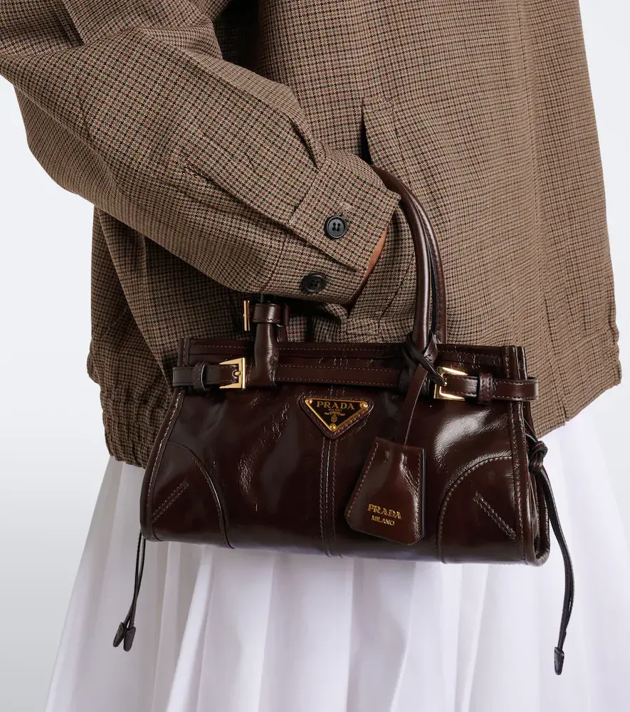 Prada Bonnie Mini leather top-handle bag | Thumbnail 5 Prada Bonnie Mini leather top-handle bag | Thumbnail 5