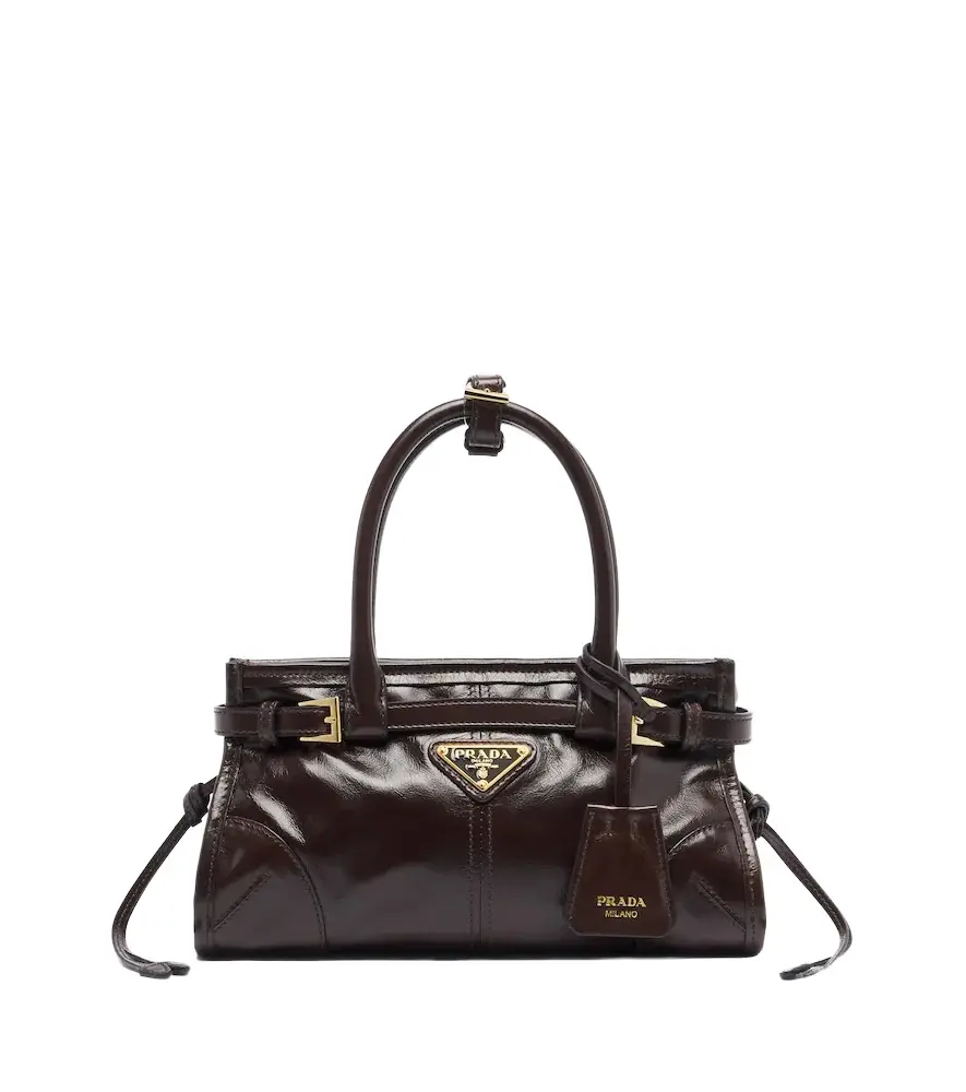Prada Bonnie Mini leather top-handle bag | Image 1 Prada Bonnie Mini leather top-handle bag | Image 1