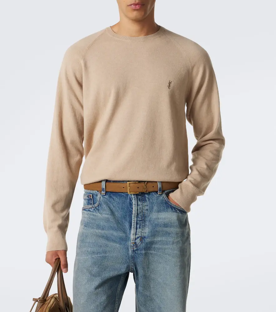 Saint Laurent Cassandre cashmere sweater | Thumbnail 3 Saint Laurent Cassandre cashmere sweater | Thumbnail 3