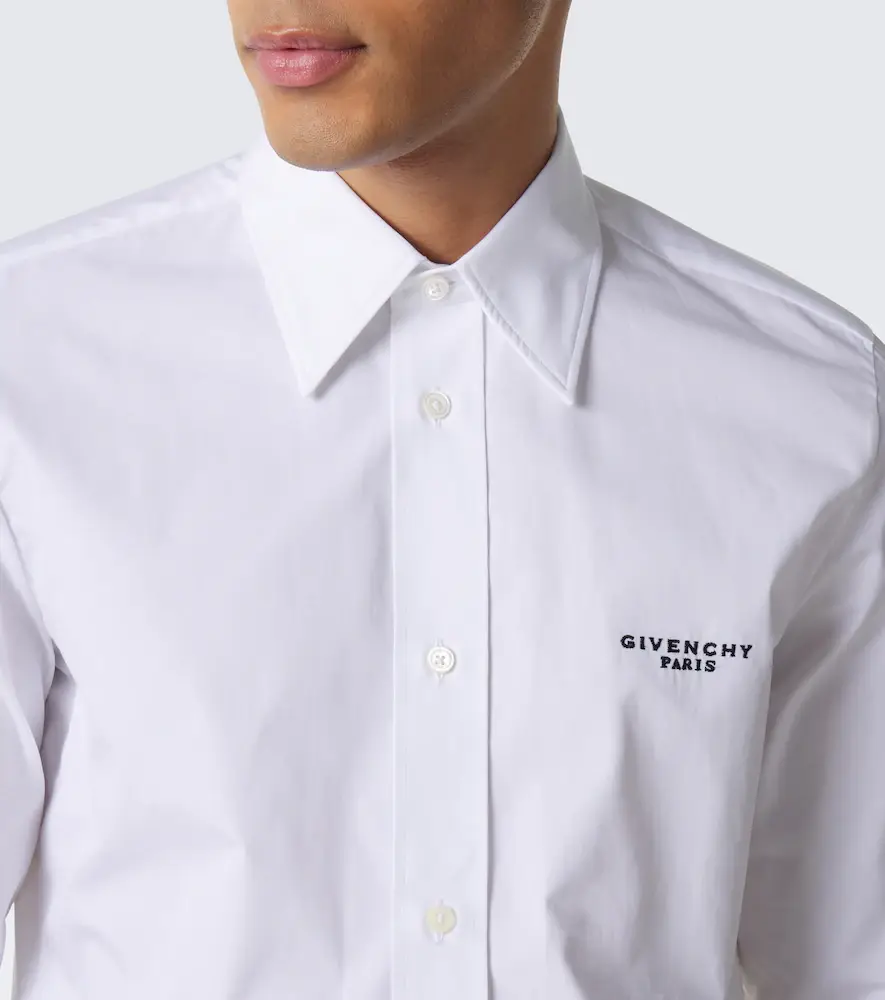 Givenchy Logo embroidered cotton poplin shirt | Thumbnail 5 Givenchy Logo embroidered cotton poplin shirt | Thumbnail 5