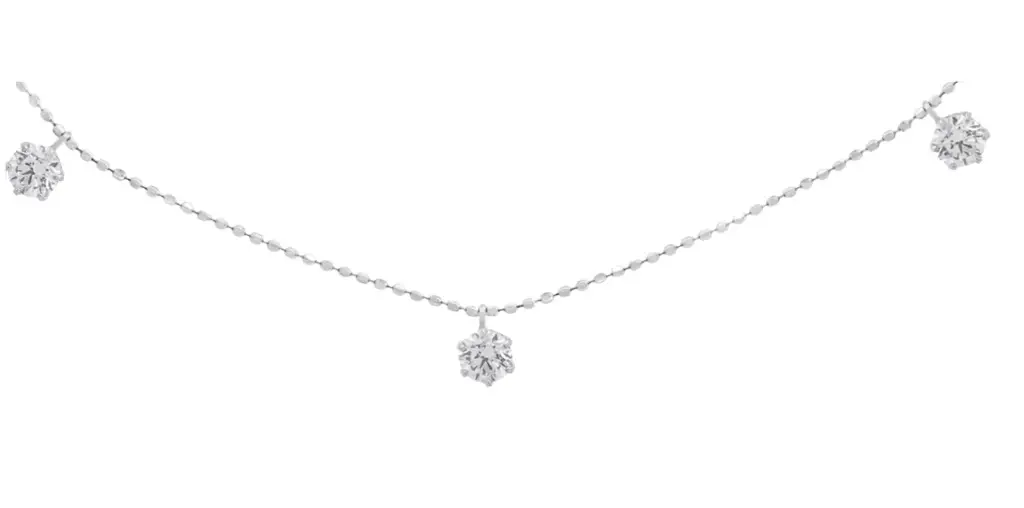 Wish Fine Jewelry 2.0ct Diamond 18K Gold Station Necklace | Image 1 Wish Fine Jewelry 2.0ct Diamond 18K Gold Station Necklace | Image 1