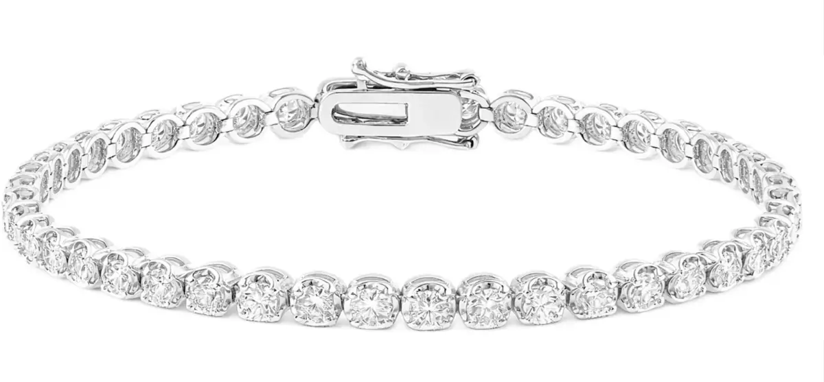 Wish Fine Jewelry 5.00ct Diamond 18K Gold Tennis Bracelet | Image 1 Wish Fine Jewelry 5.00ct Diamond 18K Gold Tennis Bracelet | Image 1