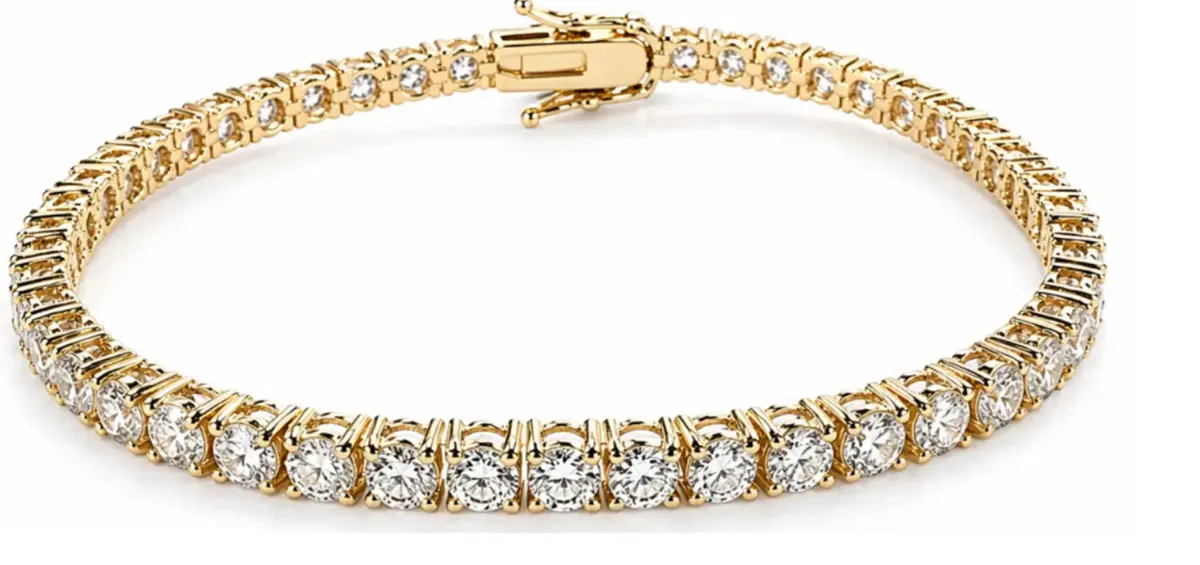 Wish Fine Jewelry 5.10ct Diamond 18K Gold Tennis Bracelet | Image 1 Wish Fine Jewelry 5.10ct Diamond 18K Gold Tennis Bracelet | Image 1