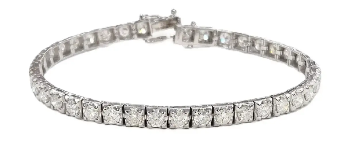 Wish Fine Jewelry 5.43ct Diamond 18K Gold Tennis Bracelet | Image 1 Wish Fine Jewelry 5.43ct Diamond 18K Gold Tennis Bracelet | Image 1