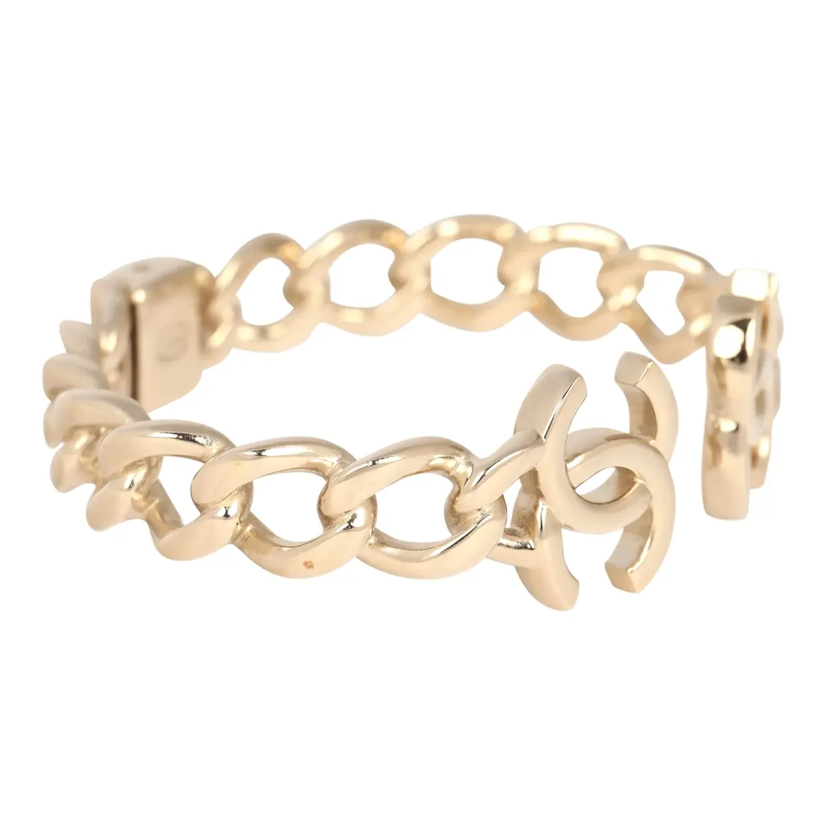 Chanel Chanel Chain CC Cuff Bracelet | Thumbnail 2 Chanel Chanel Chain CC Cuff Bracelet | Thumbnail 2
