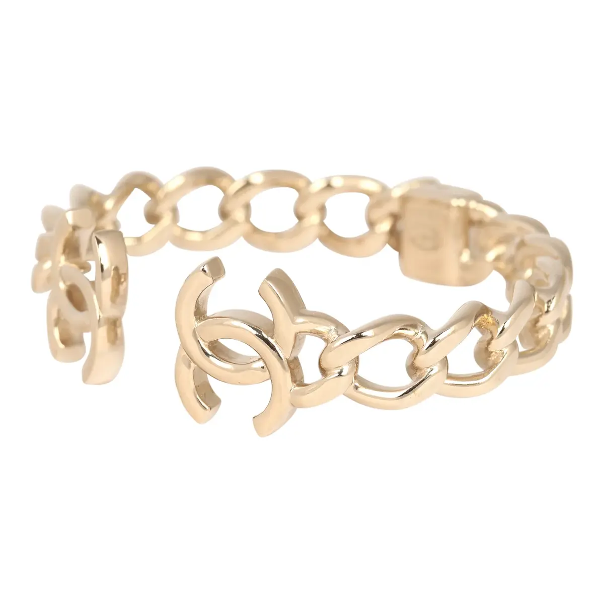 Chanel Chanel Chain CC Cuff Bracelet | Thumbnail 4 Chanel Chanel Chain CC Cuff Bracelet | Thumbnail 4