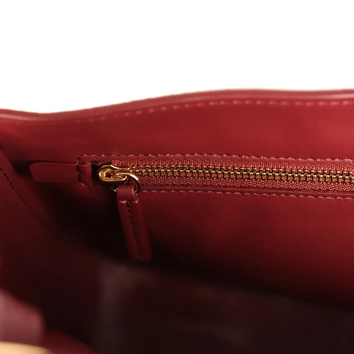 Chanel Chanel Maxi "Souplissimo" Small Flap Bag Dark Burgundy Grained Calfskin Gold Hardware | Thumbnail 11 Chanel Chanel Maxi "Souplissimo" Small Flap Bag Dark Burgundy Grained Calfskin Gold Hardware | Thumbnail 11