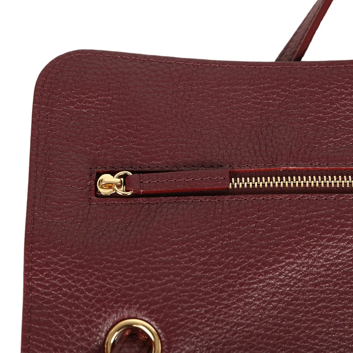 Chanel Chanel Maxi "Souplissimo" Small Flap Bag Dark Burgundy Grained Calfskin Gold Hardware | Thumbnail 8 Chanel Chanel Maxi "Souplissimo" Small Flap Bag Dark Burgundy Grained Calfskin Gold Hardware | Thumbnail 8